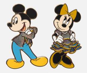 Walt Disney World 50th Anniversary - Disney Movie Insiders Exclusive - Mickey &amp; Minnie Pin Set - WDW