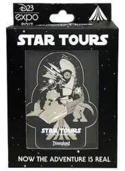 63602 - D23 Expo 2017 - Star Tours 30th Anniversary - Greyscale Jumbo - Disney Fan Club alternate image