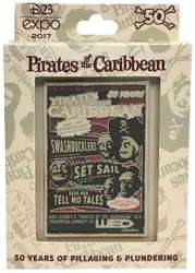 63606 - D23 Expo 2017 - Pirates of the Caribbean 50th Anniversary - Poster Jumbo - Disney Fan Club alternate image