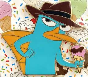 (PTD) Pin Trader&#039;s Delight Series - Perry the Platypus - DSSH