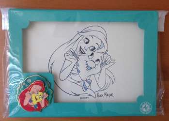 Artist Sketch Series - Lithograph and Pin - The Little Mermaid (Ariel and Flounder pin ONLY) - DLR