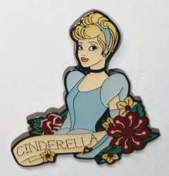 63689 - Hot Topic - Princess Tattoo Blind Box - Cinderella - Loungefly alternate image
