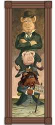 45184 - D23 Gold Member Muppets Haunted Mansion - Muppet Pigs Stretching Room Portrait - Disney Fan Club alternate image