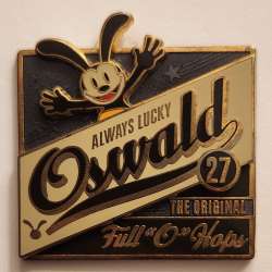 63895 - Vintage Label Art Series - ARTIST PROOF (Orange Pants) - Oswald the Lucky Rabbit - Full "O" Hops alternate image