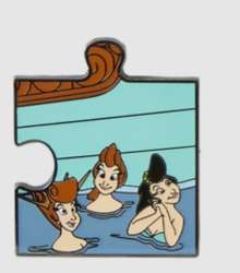 63904 - Loungefly - Triton's Gift Puzzle - Ariel's Sisters (Attina, Aquata, and Adella) - Disney Licensed alternate image