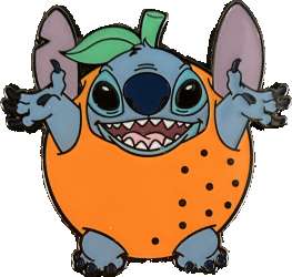 64008 - Hot Topic - Summer Fruit Stitch Blind Box - Orange Stitch - Loungefly alternate image
