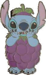 64010 - Hot Topic - Summer Fruit Stitch Blind Box - Grapes Stitch - Loungefly alternate image