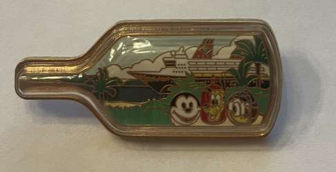 Disney Dream in Bottle with Mickey, Donald and Pluto