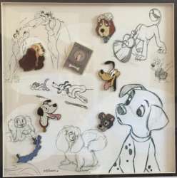 Disney Dogs Framed Set - Full Set