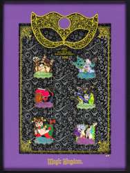 Mickey&#039;s Not So Scary Halloween Party (MNSSHP) 2016 - Six Pins Framed Set - WDW