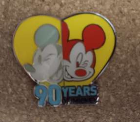 Mickey Mouse in a heart