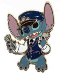6413 - Stitch Dressed In Cast Member Costumes - Disneyland Railroad - Walt Disney Imagineering alternate image