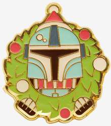 46457 - BoxLunch - Holiday - Holidays 2021 Star Wars The Mandalorian - Mando Wreath - Loungefly alternate image