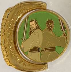 46475 - Star Wars Weekends 2009 - Symbol - Jedi Mace and Qui-Gon - Walt Disney World alternate image