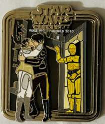 46481 - Star Wars Weekends 2010 - Empire Strike Back - Han Solo and Princess Leia - Walt Disney World alternate image