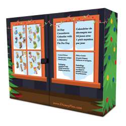 24-Day Holiday Countdown Calendar Mystery Pin - 24 Pin Advent Calendar - MLT
