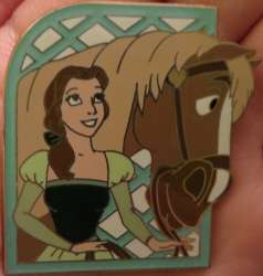 26422 - Princesses With Their Horses - Princesses With their Horses (Belle with Phillipe) alternate image