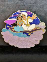 64331 - Fantasy Pin Series: Pins by Sweet Misfits - Jasmine & Aladdin - Fantasy Unlicensed alternate image