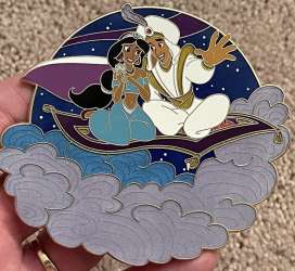 64331 - Fantasy Pin Series: Pins by Sweet Misfits - Jasmine & Aladdin - Fantasy Unlicensed alternate image
