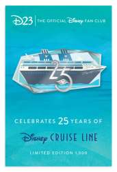 Disney Cruise Ship - 25th Logo