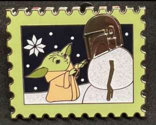 46794 - Gift Card GWP Promotion 2021 - Stamps - The Child (Grogu) & Mandalorian Snowman alternate image