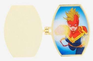 64561 - BoxLunch - Marvel Hinged Infinity Stones Mystery Collection - Space Infinity Stone - Captain Marvel - Loungefly alternate image