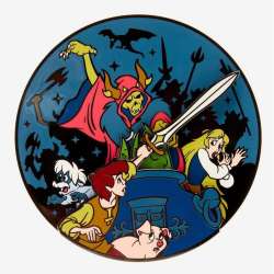 Loungefly - Collector Box - The Black Cauldron Scene - Taran Fights the Horned King Slider - LFLY
