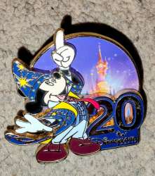 64737 - Disneyland Paris 20th Anniversary - Sorcerer Mickey Logo - Disneyland Resort Paris alternate image