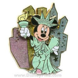 Minnie - Statue of Liberty Pin on Pin