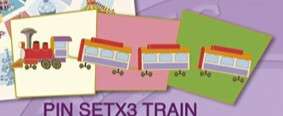 Click to view the 20th Anniversary Board Game Set - Disneyland Railroad Train Cars details