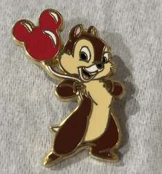 Chip holding a Red Balloon