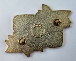 64817 - Fantasy Pin Series: CharmedAndCozy - I'd Rather Be At Disney - Pink and Blue Roses - Fantasy Unlicensed alternate image