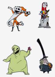 64881 - Loungefly - 30th Anniversary The Nightmare Before Christmas Pin Set - Full Set - Loungefly alternate image