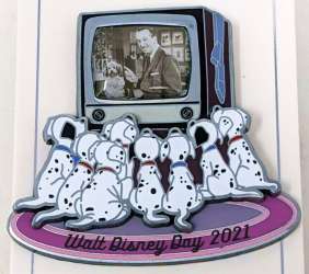47078 - Walt Disney Day - Dalmatian Puppies - Watching TV - 2021 alternate image