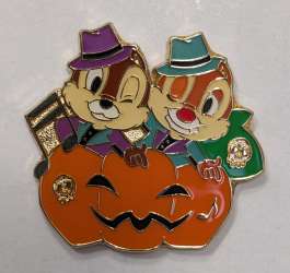 Jungle Carnival - Halloween Pop'n Live Parade 2017 - Pumpkin - Chip & Dale