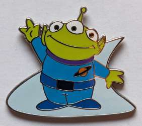 Little Green Man Waving