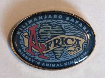 65152 - Animal Kingdom Hat and Pin Sets - Animal Kingdom Safari Hat 6-Pin Set — Oval Kilimanjaro Safaris (Africa) ONLY - Walt Disney World alternate image