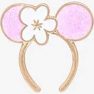 47012 - BoxLunch - Minnie Mouse Ears Headband (Series 3) - White Lily - Disney Licensed alternate image