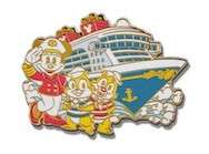 47807 - Around the World of Disney Parks - Disney Cruise Line Minnie, Chip & Dale - Disney Fan Club alternate image