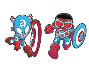 Captains America (Steve Rogers and Sam Wilson)
