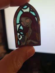 65361 - The Nightmare Before Christmas Stained Glass Window Blind Box - Sally Stained Glass Window - Loungefly alternate image