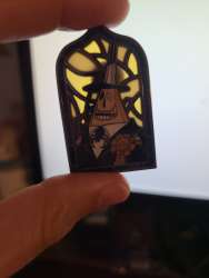 65363 - The Nightmare Before Christmas Stained Glass Window Blind Box - The Mayor of Halloweentown - Loungefly alternate image