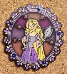 65555 - Hot Topic - Princess Ornate Brooch Blind Box - Rapunzel - Loungefly alternate image