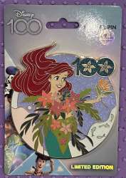 65607 - Pink A La Mode (PALM) - Disney100 Princess Floral Circles - Ariel with Sea Flowers - Disney Licensed alternate image