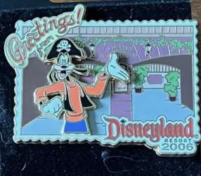 65618 - Greetings from Disneyland Postcards 2006 Collection - Pirates of the Caribbean - Goofy - Disneyland Resort alternate image