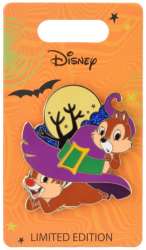 Disney Pins Blog (DPB) Exclusives - Chip and Dale with Witch Hat - DLIC