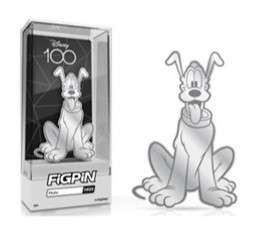 65646 - FiGPin - Disney D100 - Silver Pluto #1405 - FiGPiN alternate image