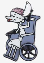 65649 - Nightmare Before Christmas 30th Anniversary - Dr. Finkelstein Wheel and Skull Spinner - Loungefly alternate image