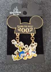 65677 - Ears to You! 2002 - Goofy, Pluto, Mickey and Donald Dangle - Walt Disney World alternate image