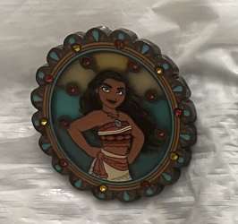 65689 - Hot Topic - Princess Ornate Brooch Blind Box - Moana - Loungefly alternate image